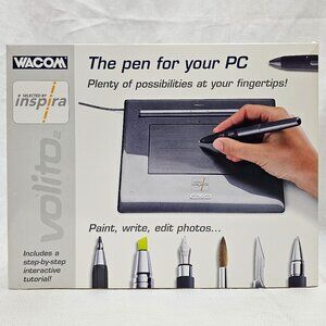 NEW WACOM Volito 2 Inspira CTF-010-B The Pen For Your PC 2005 Paint Write Edit